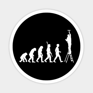 Painter Evolution Funny Magnet